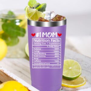 Gifts for Mom from Daughter, Son, Husband - First Mothers Day Gifts for Mom, Women, Wife - Funny Birthday Gifts Ideas for Mom -Personalized Best Mom Ever Presents for New Mom, Bouns Mom -20 oz Tumbler