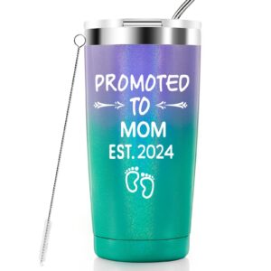 JERIO New Mom Gifts 2023,Mothers Day Gifts for Mom, Gifts for First Time Moms to Be Gifts, New Mother Gifts Ideas,Pregnancy Gifts for New Mom 20oz Stainless Steel Cup