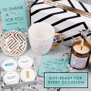 Luxe England Gifts Funny Friend Gifts for Women - Unique Funny Gift Box Great as Birthday Gifts for Best Friend Woman, Funny Gifts for Friends, Friendship Gifts for Women