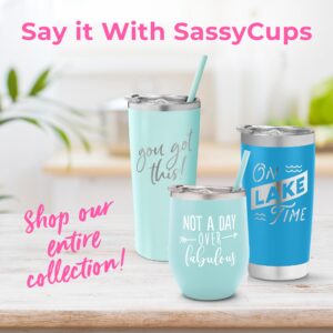 You Got This Tumbler - Personalized Vacuum Insulated Stainless Steel Tumbler with Lid and Straw - New Job Travel Tumbler - Promotion for Coworker - Going Away Gift - Moving Gift - Graduation Gift
