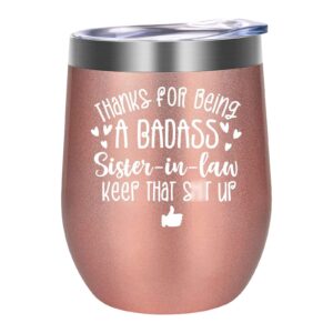 fairy's gift wine tumbler, sister in law gifts, gifts for sister in law, sister in law birthday gifts ideas - mothers day, birthday gifts for best sister in law, badass sister in law gifts for women