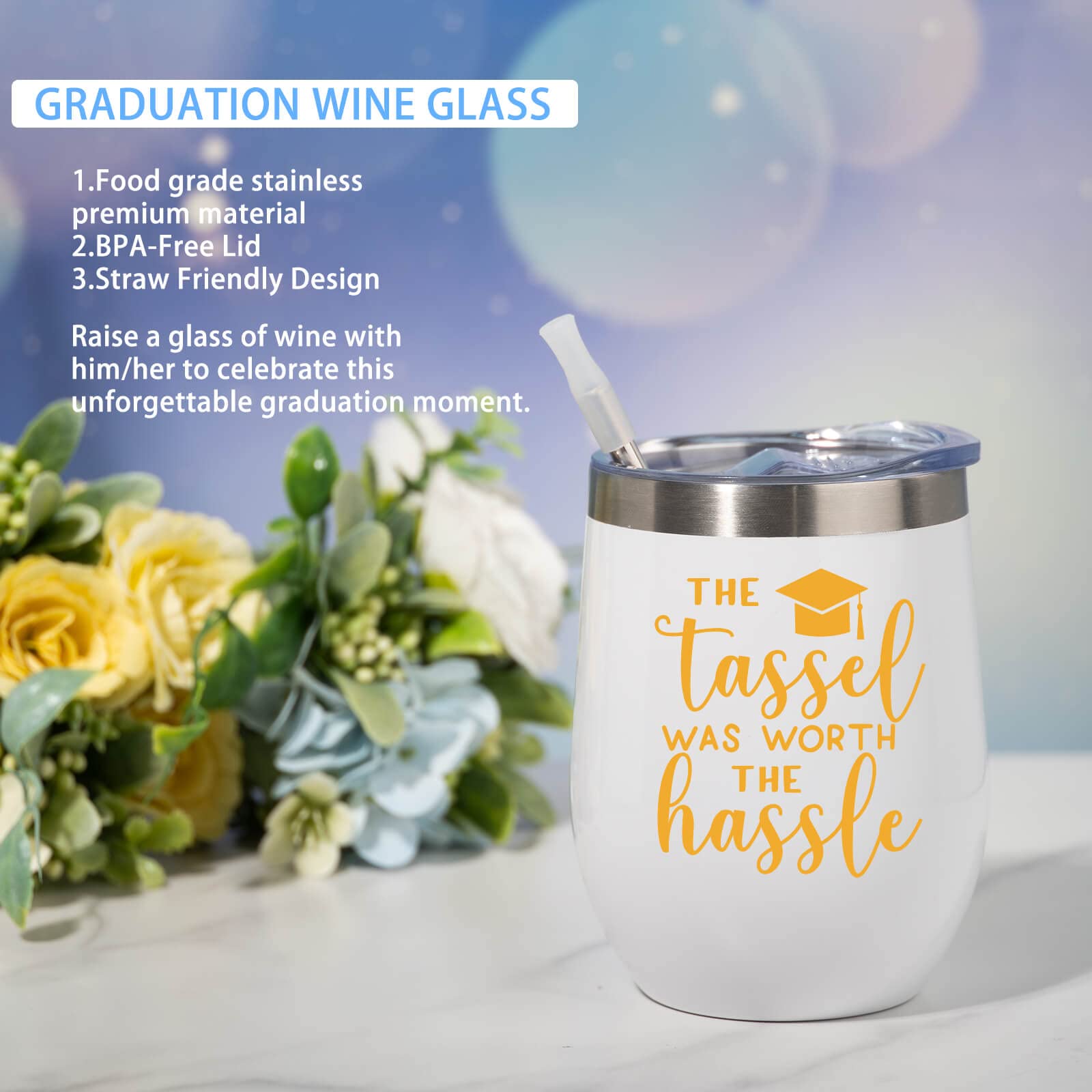 Ithmahco Graduation Gifts For Her 2023, Graduation Gifts, Masters Degree Grad Gifts, Class Of 2023 Gifts, Best Cool Gifts For College Graduates For Sister, Christian, Nurse, Women