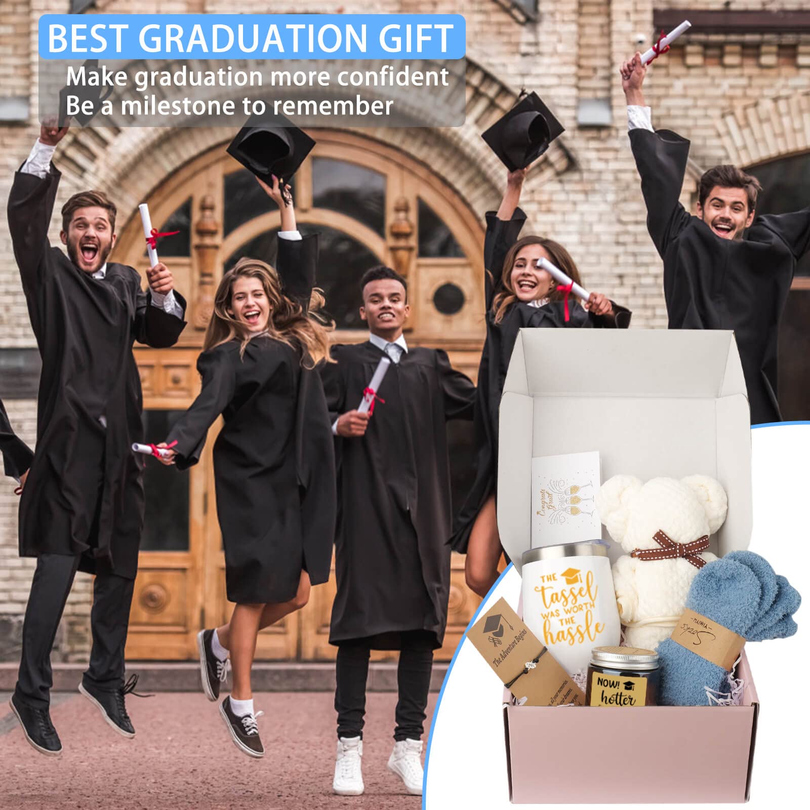 Ithmahco Graduation Gifts For Her 2023, Graduation Gifts, Masters Degree Grad Gifts, Class Of 2023 Gifts, Best Cool Gifts For College Graduates For Sister, Christian, Nurse, Women