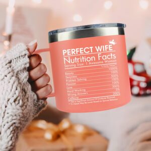 Gifts For Wife, Romantic Anniversary Love Gifts For Her, Wife, Valentines Day, Christmas, Birthday Gifts From Husband, Couples Gifts For Husband And Wife, I Love You Gifts For Her, 14oz Coffee Mug