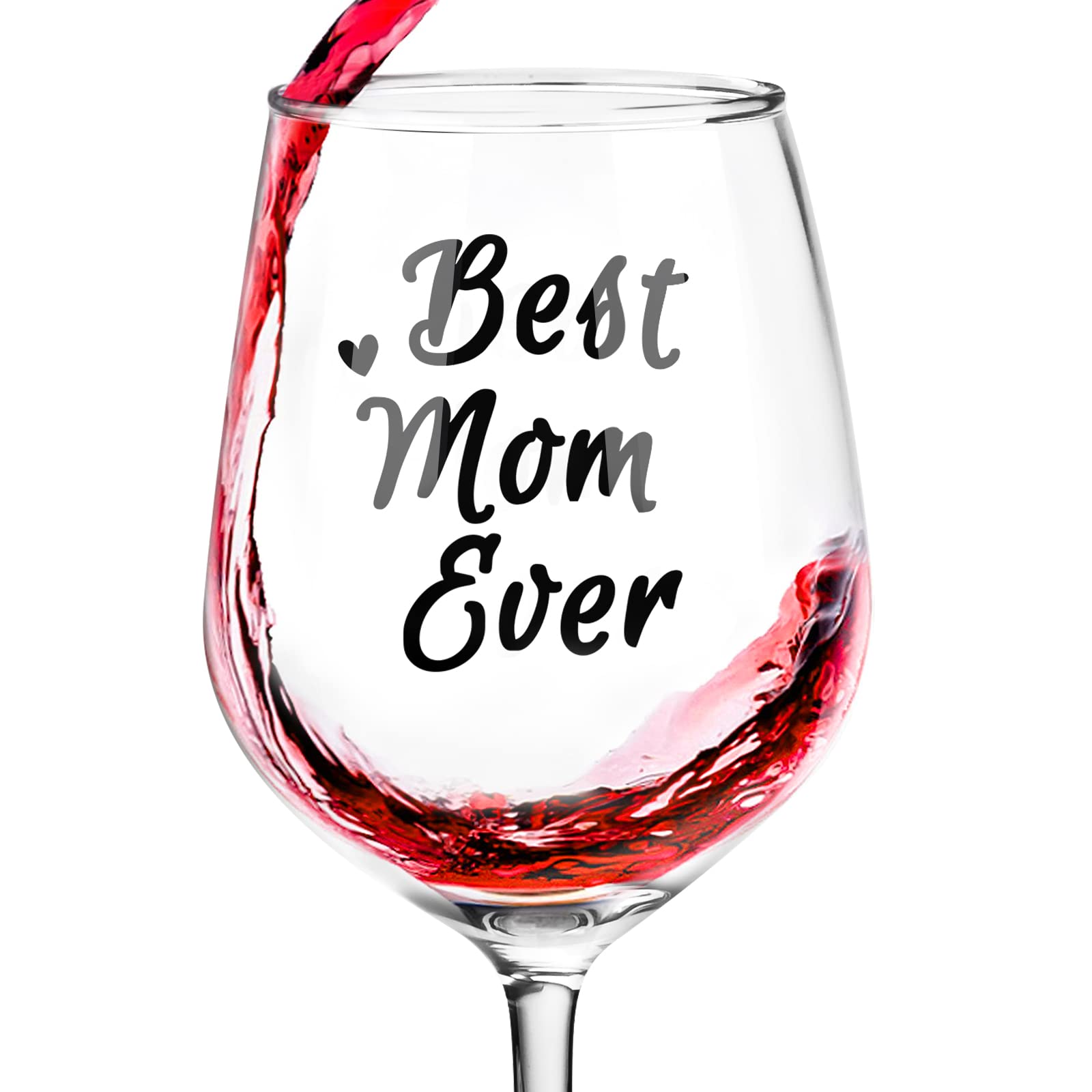 Gifts for Mom from Son Daughter Kids , Mothers Day Gifts for Mom, Funny Mom Gifts for Women Her Wife, Cool Gag Birthday Present Wine Glasses, Novelty Gifts for Mothers Day Christmas Valentines Day