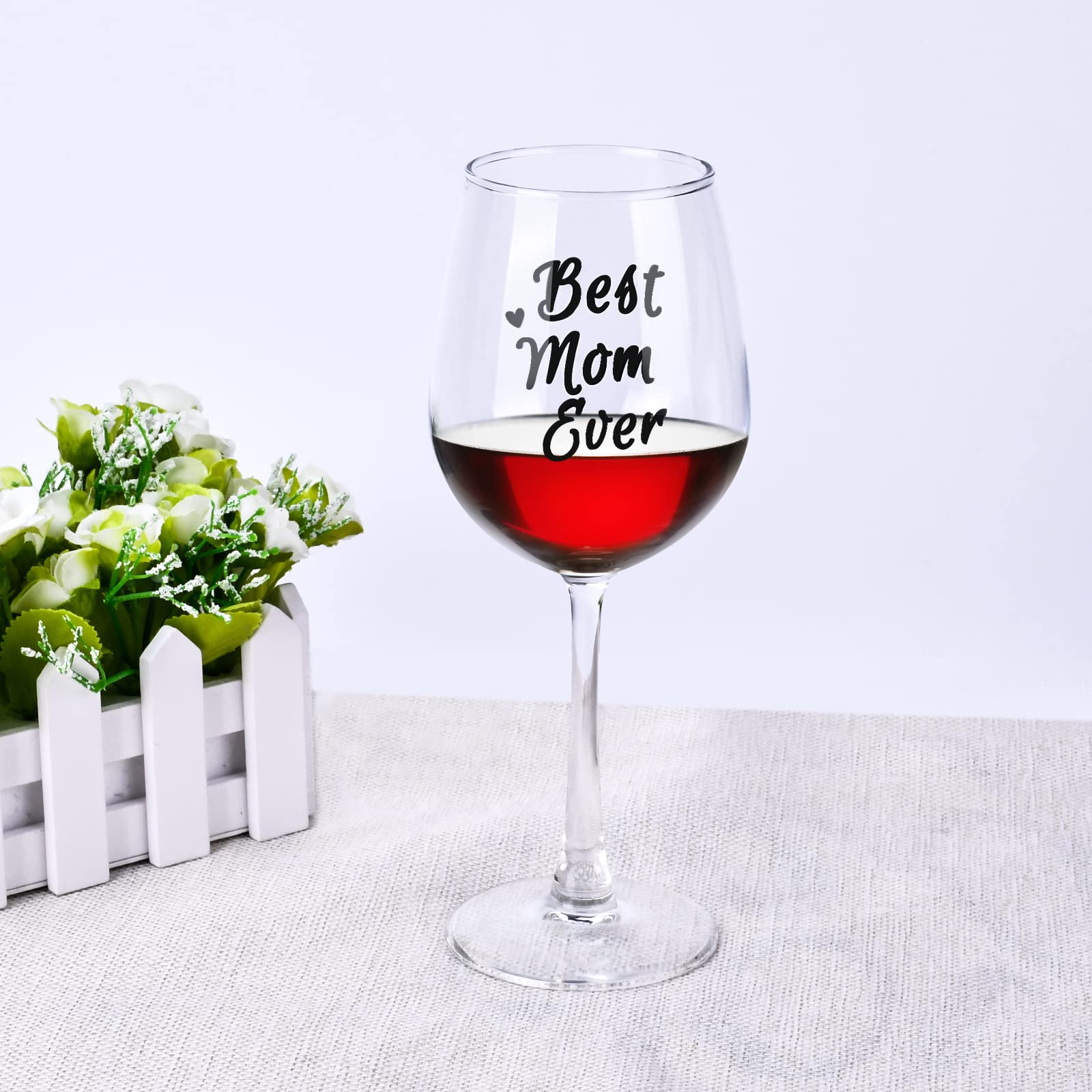 Gifts for Mom from Son Daughter Kids , Mothers Day Gifts for Mom, Funny Mom Gifts for Women Her Wife, Cool Gag Birthday Present Wine Glasses, Novelty Gifts for Mothers Day Christmas Valentines Day