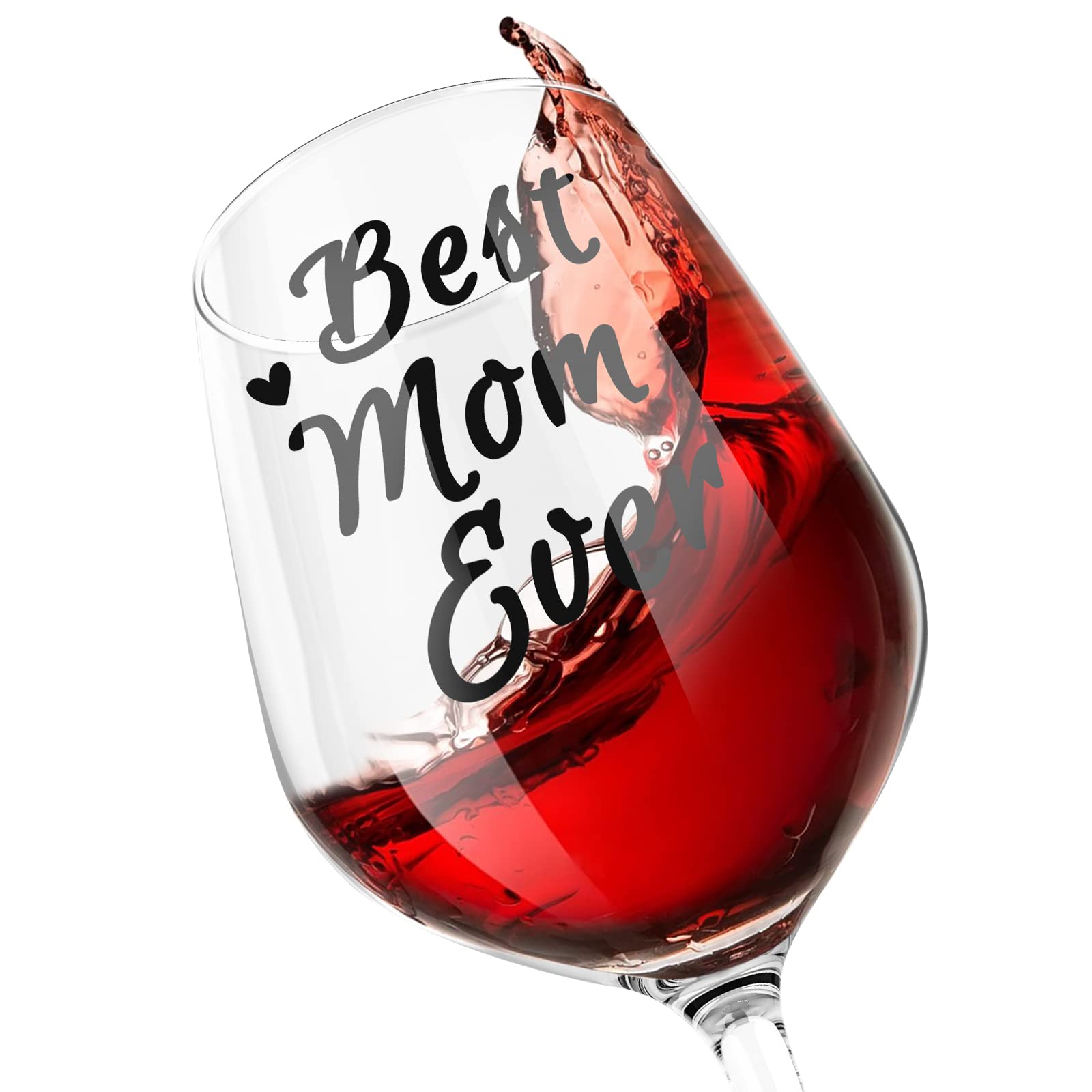 Gifts for Mom from Son Daughter Kids , Mothers Day Gifts for Mom, Funny Mom Gifts for Women Her Wife, Cool Gag Birthday Present Wine Glasses, Novelty Gifts for Mothers Day Christmas Valentines Day