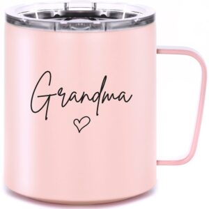 VIOLET & GALE Grandma to be Gifts 12oz New Grandma Coffee Mug Beautiful First Time Grandmother Announcement Baby Gift