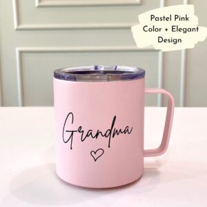 VIOLET & GALE Grandma to be Gifts 12oz New Grandma Coffee Mug Beautiful First Time Grandmother Announcement Baby Gift