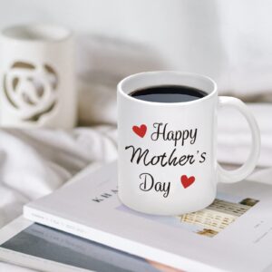 Cabtnca Happy Mother's Day Mug, Mothers Day Gifts for Mom Grandma, Mom Gifts from Daughter Son, Mom Gift, Grandma Mom Mug, Bonus Mom Mother in Law New Mom Aunt Sis Mothers Day Gifts, 11Oz