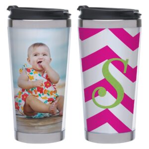 Thermo-Temp Photo Stainless Steel Travel Tumbler - Create Your Own