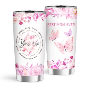 wnnns gifts for mom - stainless steel tumbler 20oz gift for women - birthday mother's day gifts for women mom wife grandma nana & mothers day gifts from daughter son - christmas gifts for mom from kid
