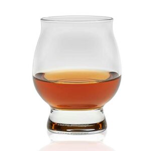 libbey signature kentucky bourbon trail whiskey glass, lead free bourbon glasses set of 4, dishwasher safe, restaurant quality bourbon tasting glasses