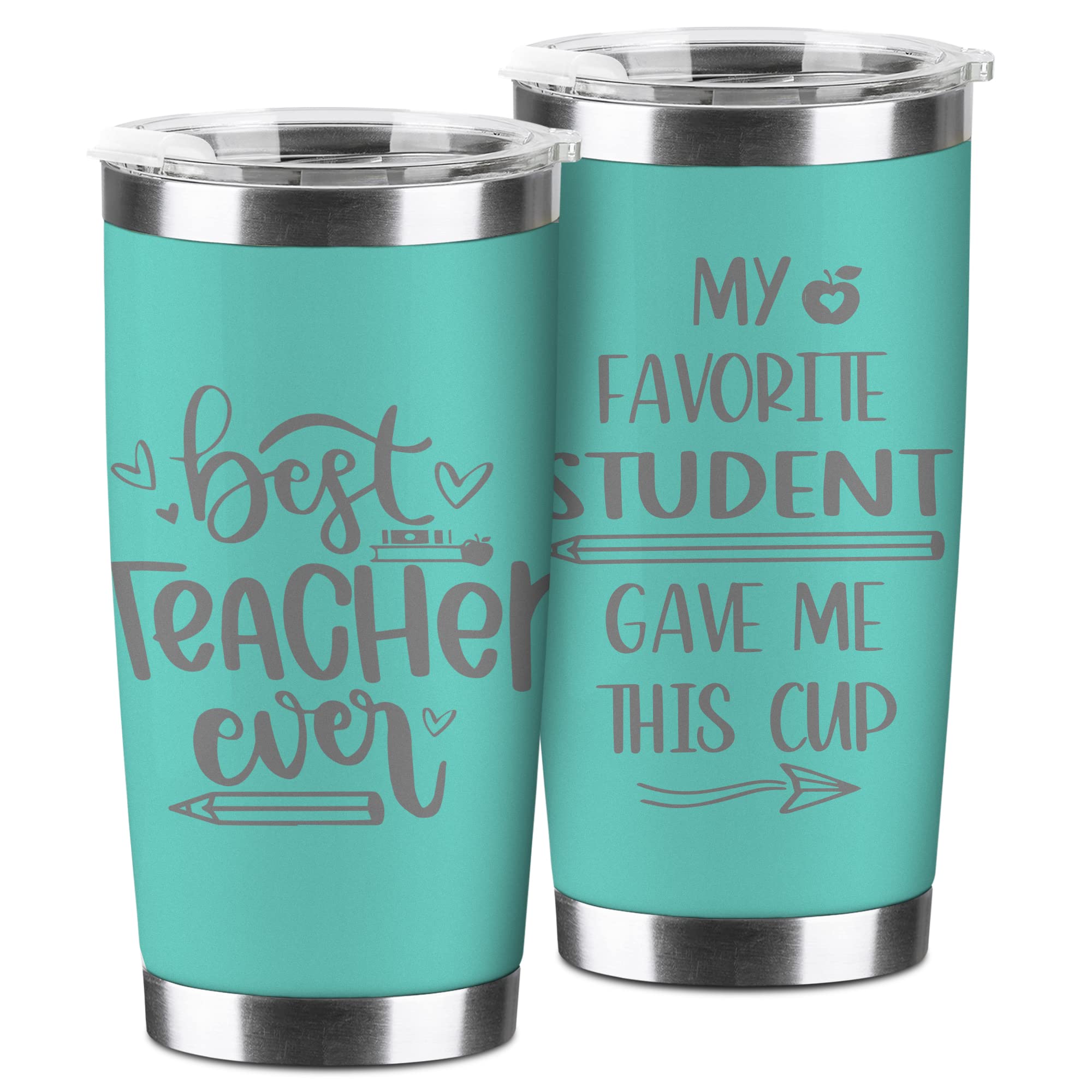 Hexagram Teacher Appreciation Gifts, Teacher Gifts for Women 20 oz Tumbler, Gifts for Teachers, End of Year Teacher Gift, 18/8 Stainless Steel Mug, Teacher Gifts, Teacher Retirement Gifts for Women