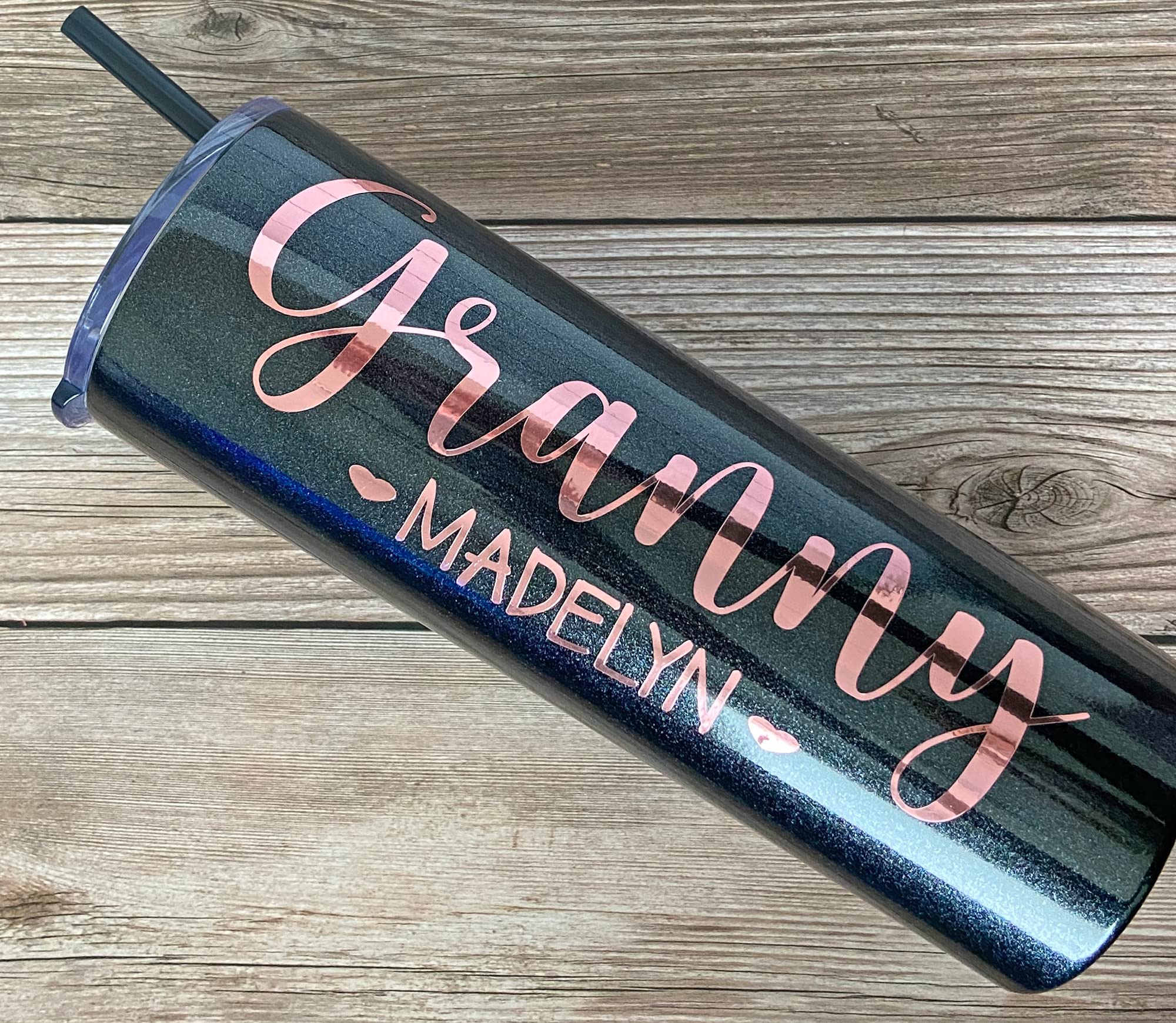 AVITO 20 oz Personalized Mom Tumbler with Kids' Names - Gift for Mom - Mother's Day Gift - Stainless Steel - Vacuum Insulated - Mom Gift - Mothers' Day Gift - Grandma Gift - Grandma Tumbler