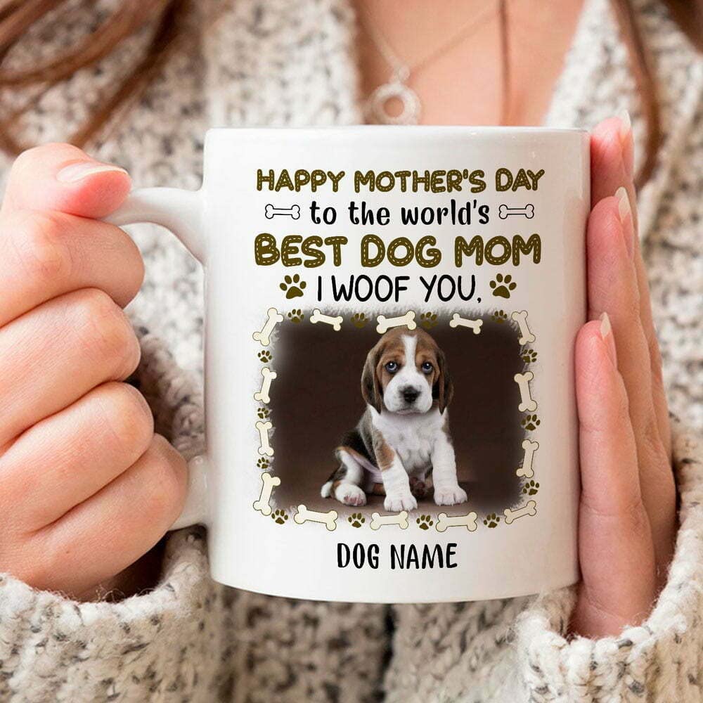 Personalized Happy Mother's Day Gifts For Dog Mom Dog Lover Mug Dog Dad Mug Father's Day Gifts From Dog Gifts Idea For Mom Dad Mother's Day Father's Day Gifts (Multi 4)