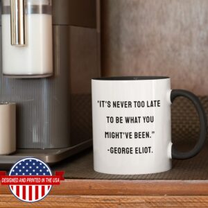 HomeBee Personalized Coffee Mug | Custom Photo Text or Logo Ceramic Mug | Customized 11 Oz Tea Cup – Unique Gift for Men & Women | Taza Personalizadas Design with Picture and Words | White – Black