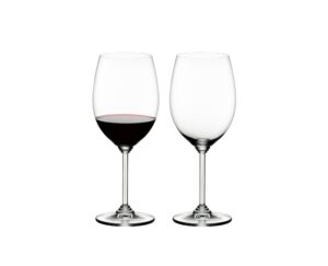 riedel wine series cabernet/merlot glass, set of 2, clear -