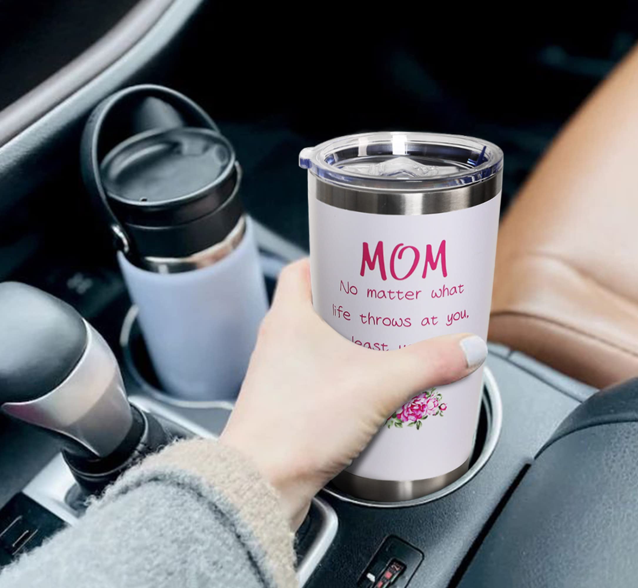 Gifts for Mom From Daughter Son, "Mom No Matter What/Ugly Children" 20 Oz Mom Tumbler, Mom Gifts, Mothers Day Gifts for Mom - Birthday Gifts for Mom, Unique Christmas Gifts for Mom