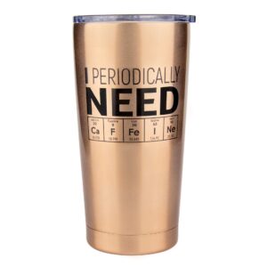 Chemistry Gifts- Coffee Tumbler/Travel Mug 20oz - Gift Idea for Teachers, Biology, Nerd, Science Teacher, Biology, for Adults, Professor, Women, Men, Geek