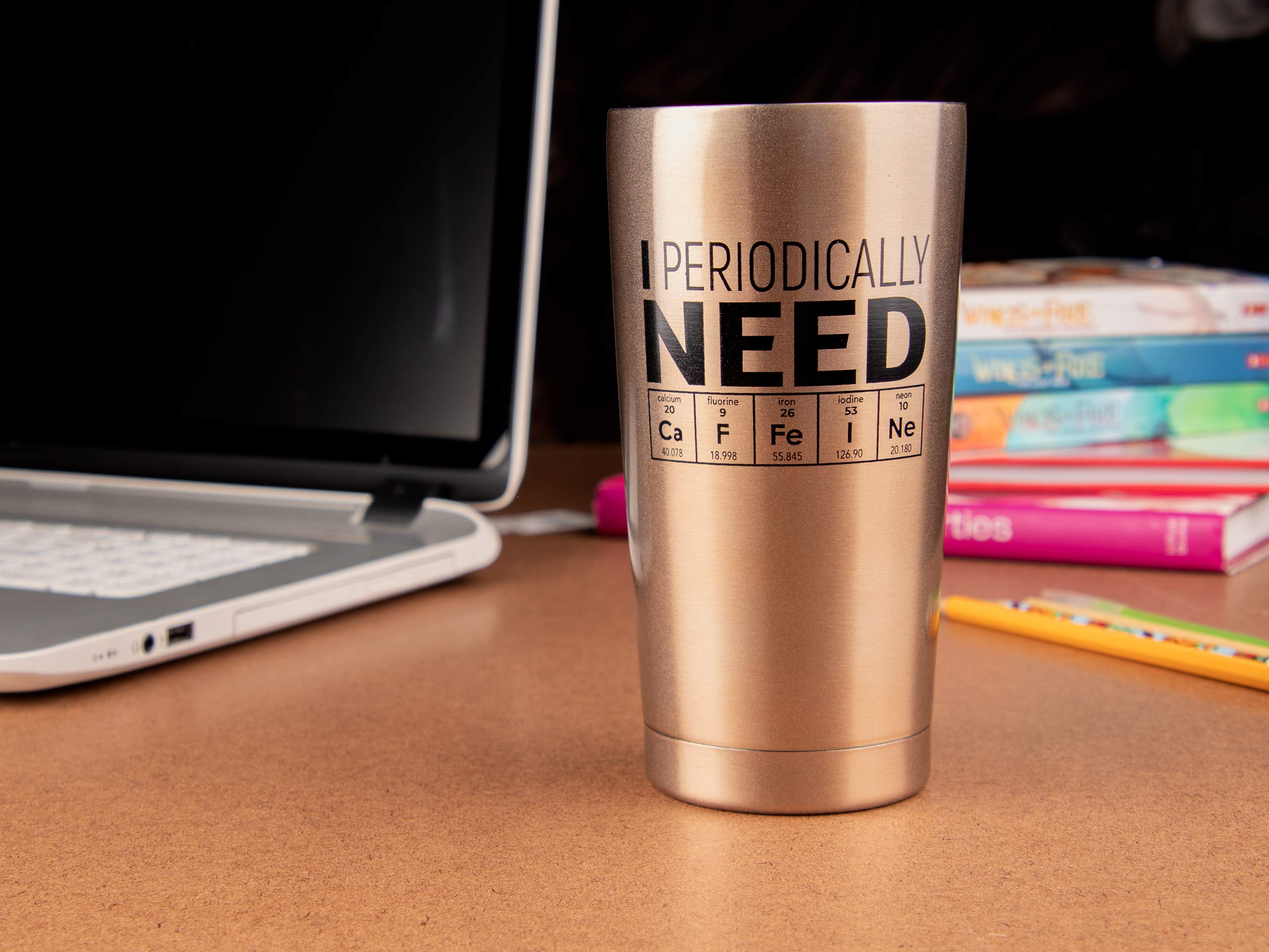 Chemistry Gifts- Coffee Tumbler/Travel Mug 20oz - Gift Idea for Teachers, Biology, Nerd, Science Teacher, Biology, for Adults, Professor, Women, Men, Geek