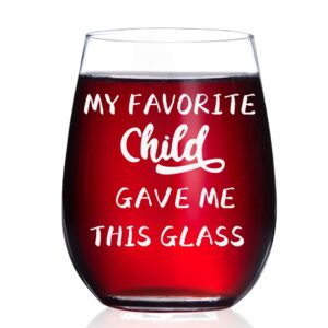 hayoou christmas gifts for mom from daughter, son, kids - mother's day,gifts idea for dad, parents, grandma, women,15oz wine glass