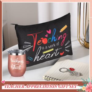 Hoolerry 24 Pcs Teachers Appreciation Gifts Bulk, Teacher Week Gifts for Women Men, Thank You Gifts for Teacher, Teacher Tumblers Graduation Retirement Teacher Gifts(Multicolor, Stylish)