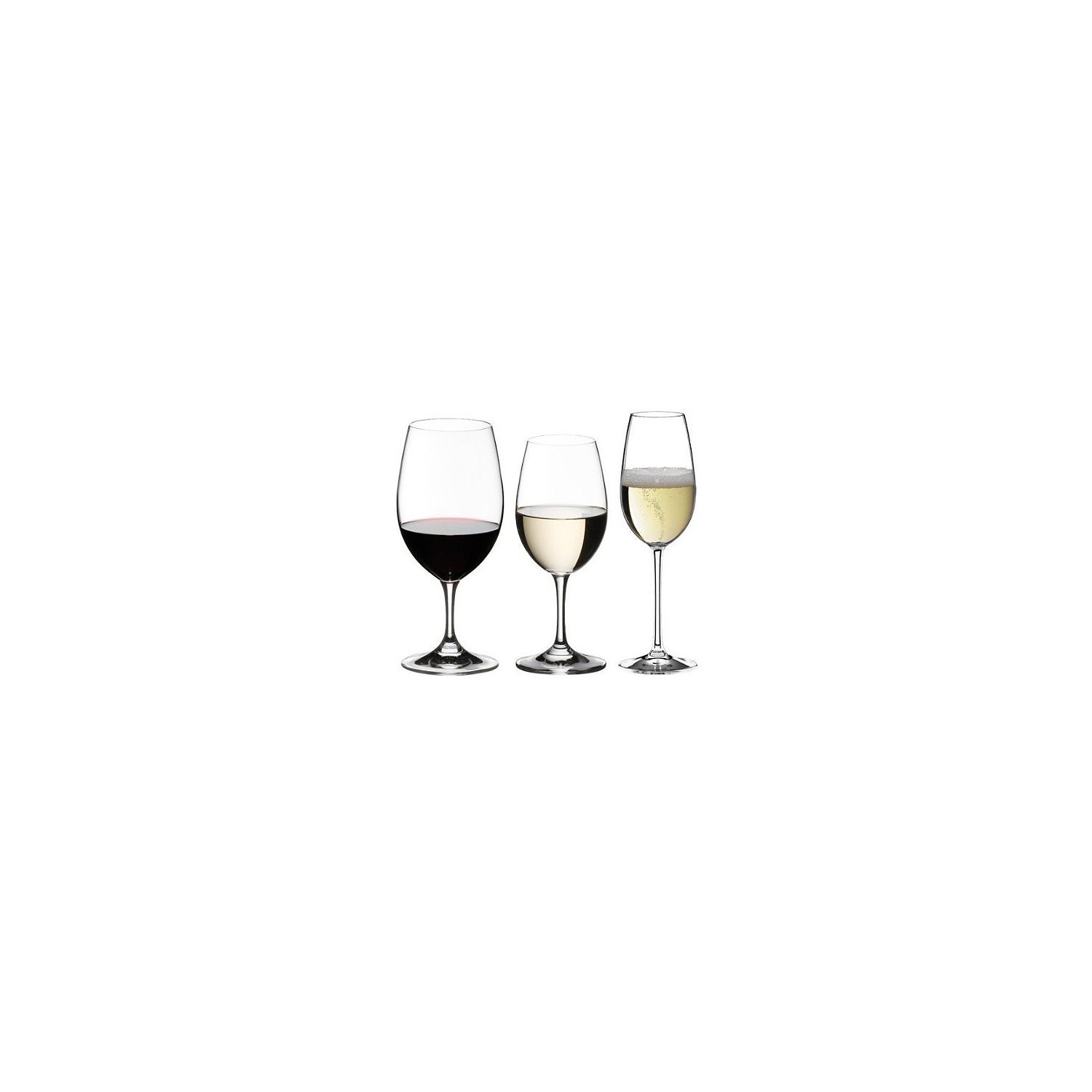 Riedel Ouverture Wine Glass, 12 Count (Pack of 1), Red & White & Champagne