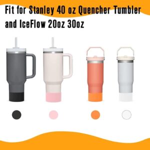 Zenbo 4pcs Silicone Boot for Stanley 40 oz Quencher, IceFlow Flip 30 oz, and 20 oz Tumblers