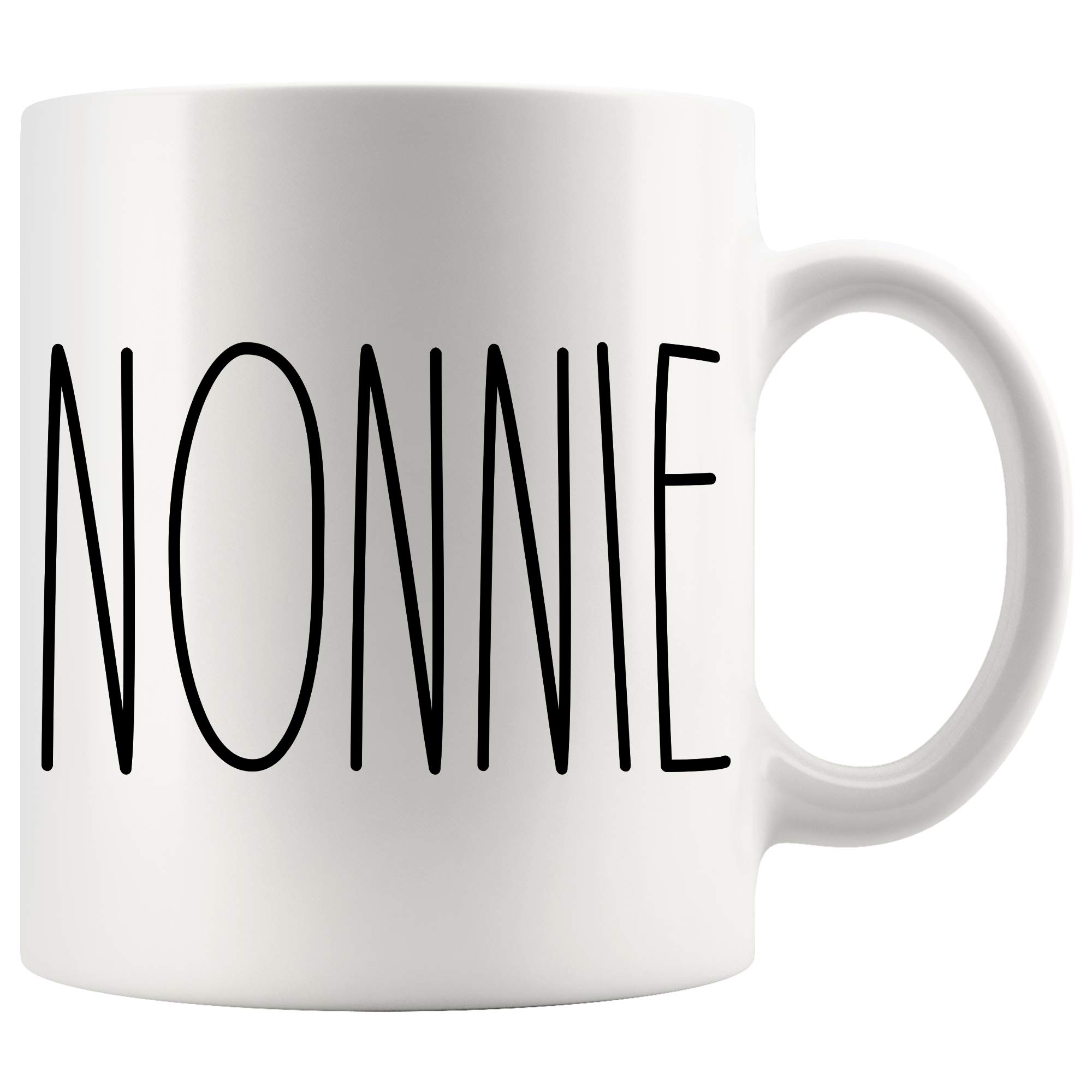 Nonnie Mug, Nonnie Mug Gifts for Christmas Coffee Cup, Birthday Gift, Mother's Day/Father's Day, Family Coffee Mug For Birthday Present For The Best Nonnie Ever Coffee Cup 11oz