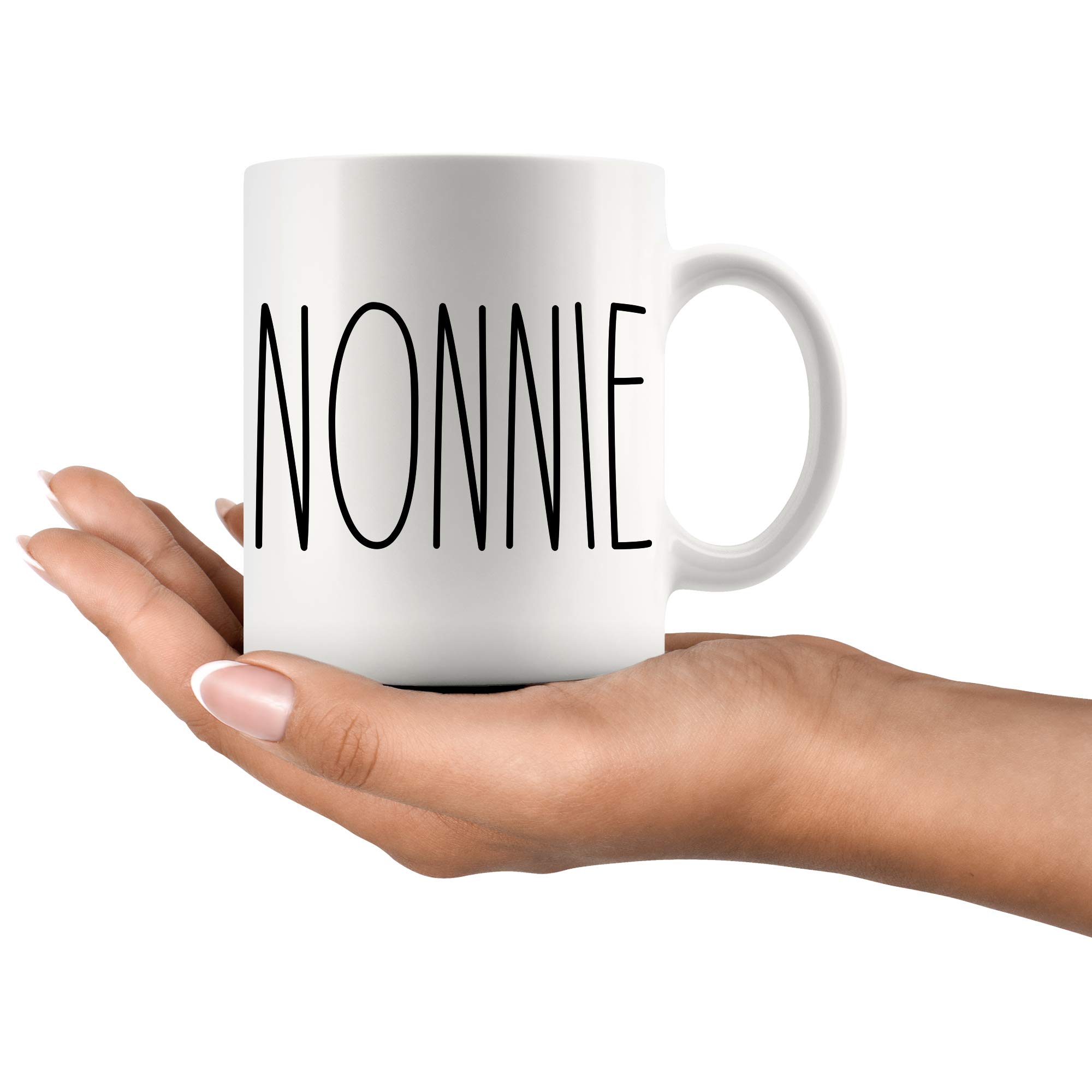 Nonnie Mug, Nonnie Mug Gifts for Christmas Coffee Cup, Birthday Gift, Mother's Day/Father's Day, Family Coffee Mug For Birthday Present For The Best Nonnie Ever Coffee Cup 11oz