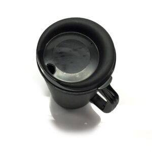 34 Oz ThermoServ Foam Insulated Coffee Mugs - Black