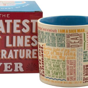 The Unemployed Philosophers Guild First Lines of Literature Coffee Mug - Famous Openings from Books, Novellas, and Short-Stories, Comes in a Box, 14oz