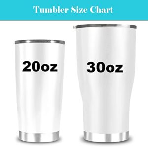 WASSMIN Personalized Butterfly Stainless Steel Vacuum Insulated Tumbler With Lid - Custom Name Tumbler 20 Oz 30 Oz Double Walled Insulated Coffee Cup for Gym Fitness Travel