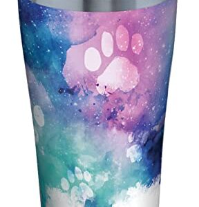 Tervis Paw Prints Triple Walled Insulated Tumbler Travel Cup Keeps Drinks Cold & Hot, 20oz Legacy, Stainless Steel