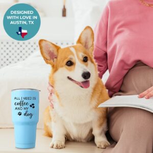 KEDRIAN Dog Mom Tumbler 30oz, Dog Gifts For Dog Lovers Gifts For Women, Dog Mom Mugs For Women, Dog Mom Coffee Mugs, Dog Mom Cup, Dog Mom Gifts For Women Funny, Mothers Day Dog Mom Mothers Day Gifts