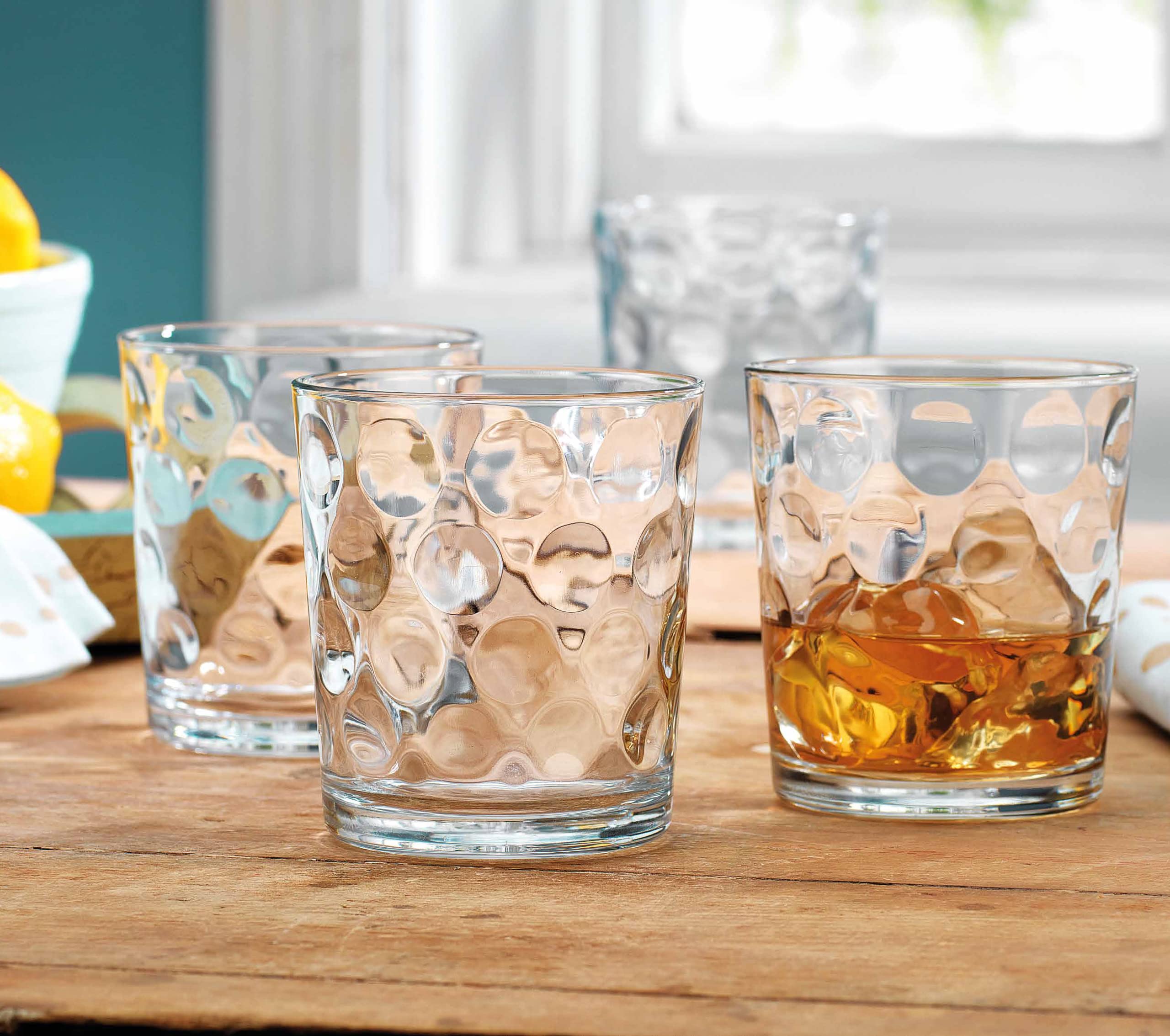 Glaver's Whiskey Glasses 13 oz. Barware Set of 4 Old Fashioned Glasses for Whisky, Scotch, Bourbon, Liquor, and Cocktails.