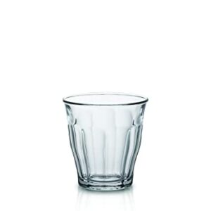 Duralex Made In France Picardie Clear Tumbler, Set of 6, 4-5/8 ounce