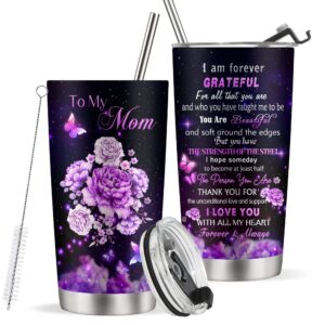 gifts for mom from daughter, son - stainless steel tumbler 20oz mom gifts - best mom gifts - birthday gifts for mom, mothers day gifts valentines gifts christmas gifts for mom from kid