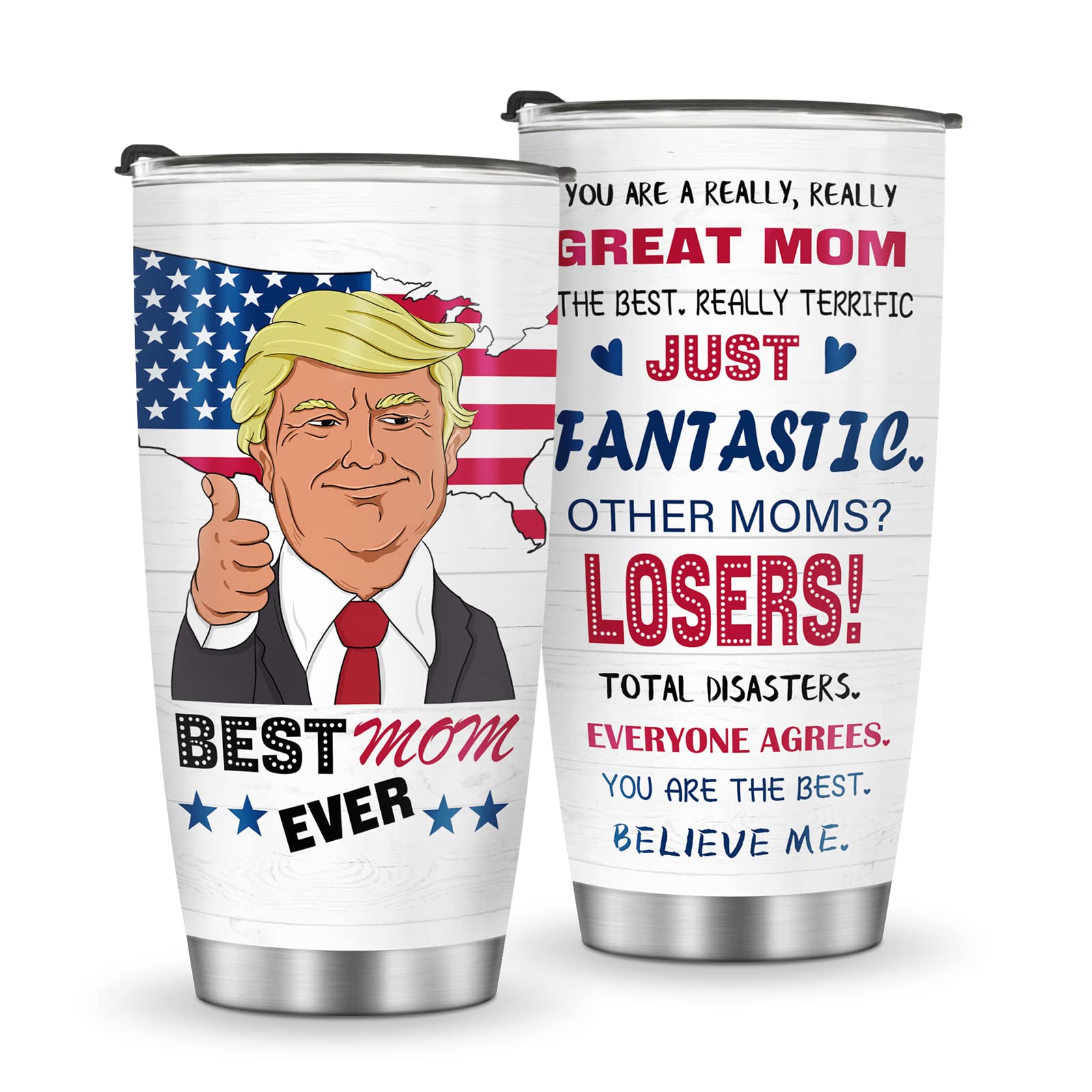 Birthday Gifts for Mom from Daughter Son: Mother's Day Gifts for Wife from Husband, Unique Festival Gift Ideas for Mama from Kids Child, New Mom Gifts for Women, Mom Travel Tumbler Cup Coffee Mug