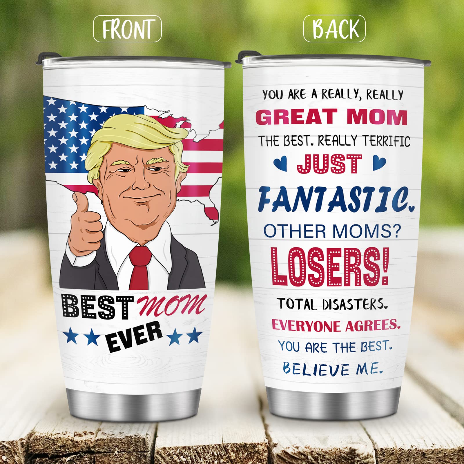 Birthday Gifts for Mom from Daughter Son: Mother's Day Gifts for Wife from Husband, Unique Festival Gift Ideas for Mama from Kids Child, New Mom Gifts for Women, Mom Travel Tumbler Cup Coffee Mug