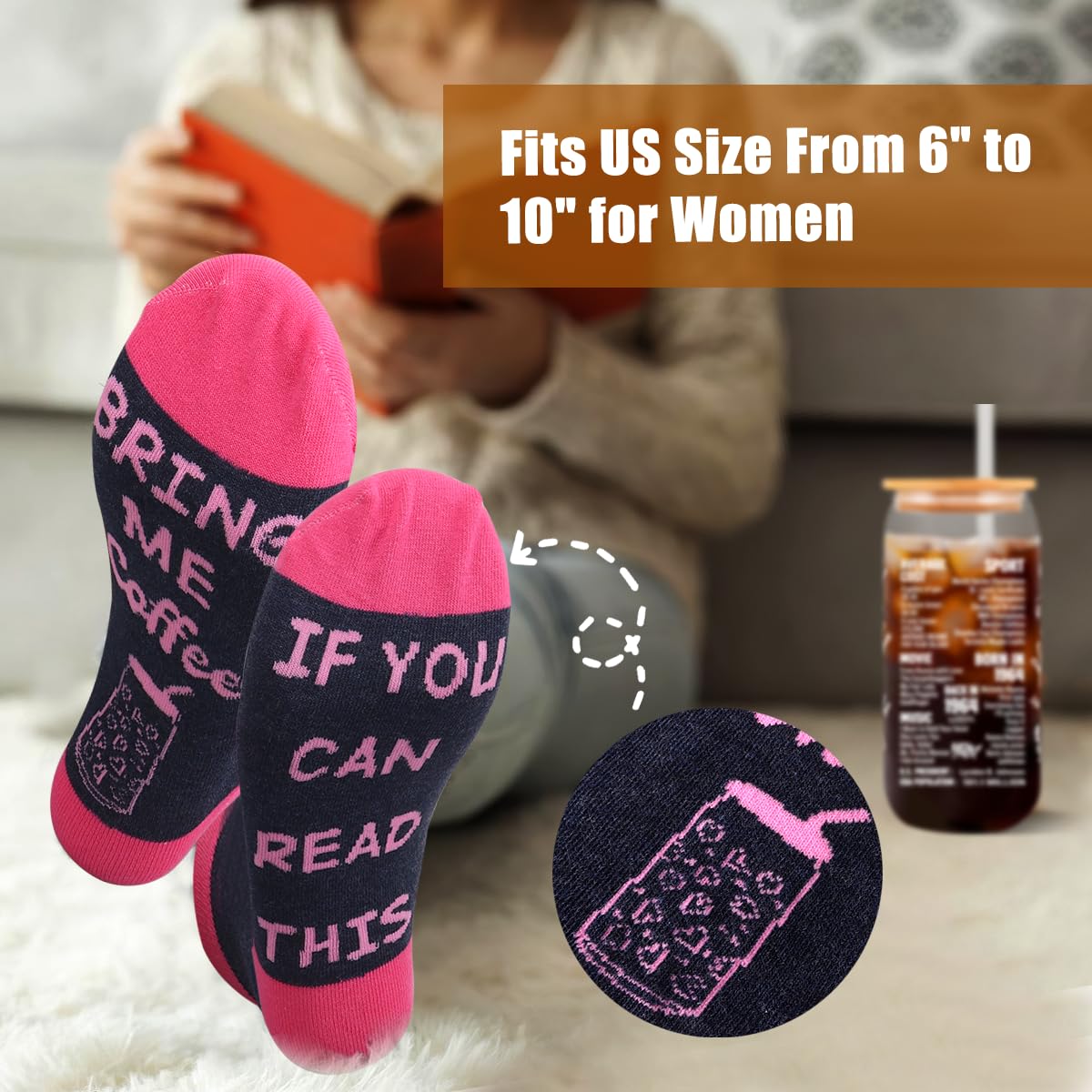 Jettryran 60th Birthday Gifts for Women Men 60th Birthday Decorations 1964 Vintage Iced Coffee Cup Gifts for Women 60th Birthday Party 20 Oz Coffee Cup and Socks