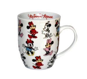 disney minnie mouse through the years 16oz porcelain mug