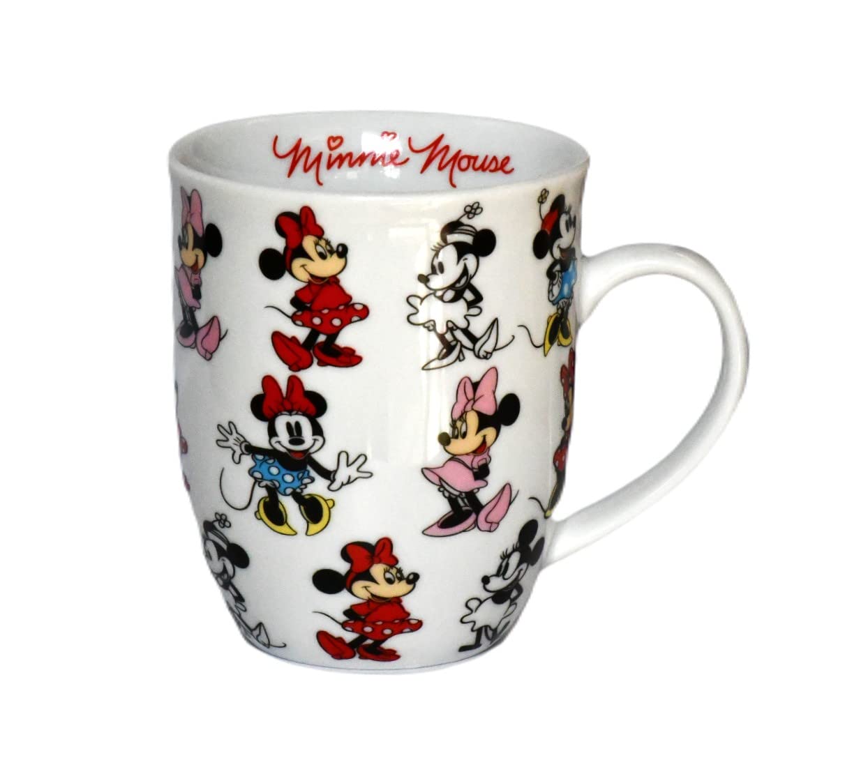 Disney Minnie Mouse Through The Years 16oz Porcelain Mug