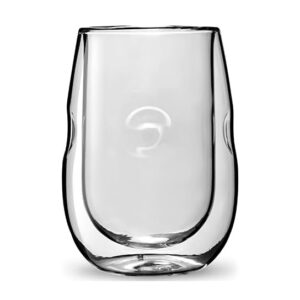 Moderna Artisan Series Double Wall Insulated Wine Glasses - Set of 4 Wine and Beverage Glasses