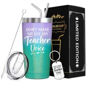 spenmeta teacher gifts for women - teacher appreciation gifts, teacher christmas gifts - 20oz funny vacuum insulation teacher tumbler