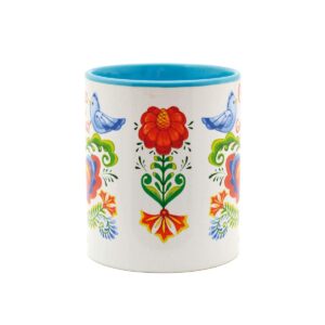 E.H.G | Essence of Europe Gifts - 12 oz. Ceramic Coffee Mug, Oma is the Greatest Design - Multicolor Ceramic Mug, German or Dutch Grandma - Premium Quality Coffee Mug - Multicolor