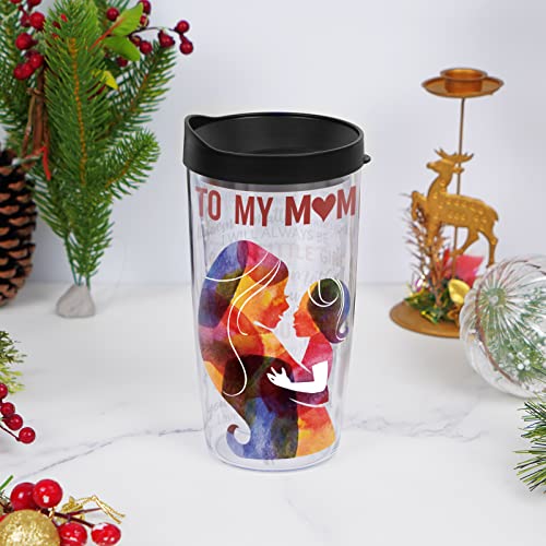 Modwnfy Mothers Day Gifts, To My Mom Tumblers, Gifts for Mom From Daughter, Mom Gifts Mom Christmas Gifts Mom Birthday Gifts, Valentine’s Day Gifts for Mom Women, Double Walled Mom Tumblers 16 Oz