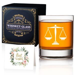 funny lawyer whiskey glasses, double sided good day bad day don't even ask lawyer whiskey glasses, birthday gifts for paralegal, attorney, legal assistant, or law student, lawyer gifts, cute gag gift