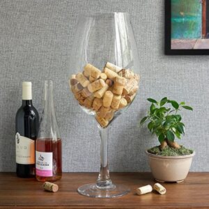 YUANXIN Giant Wine Glass Huge Stemware Oversized Goblet Extra Large Champagne Glasses Beer Mug Red Wine Glasses